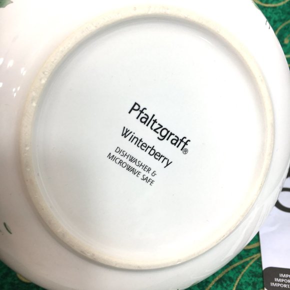 Pfaltzgraff Winterberry “Believe “ Serving Bowl 6.5" DishEUC - Picture 7 of 11